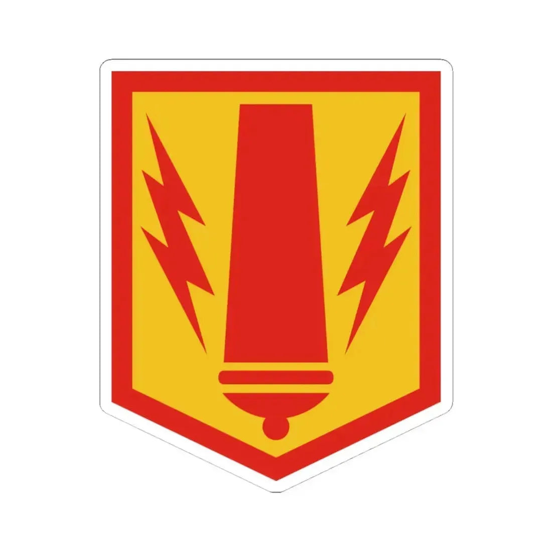 41st Field Artillery Brigade (U.S. Army) STICKER Vinyl Kiss-Cut Decal 4 Inch White - The Sticker Space