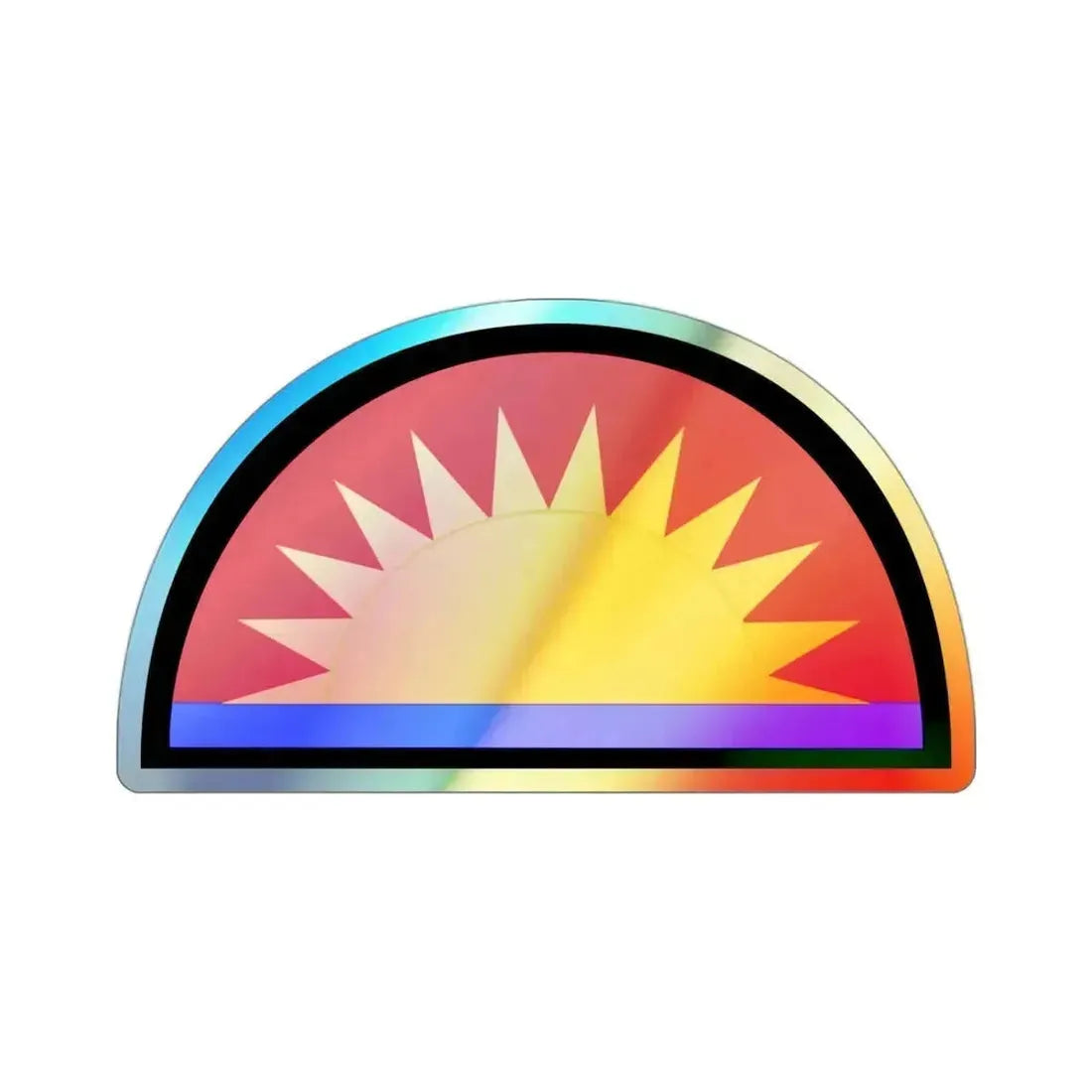 41st Infantry Division SSI (U.S. Army) Holographic STICKER Die-Cut Vinyl Decal 3 Inch Holographic - The Sticker Space