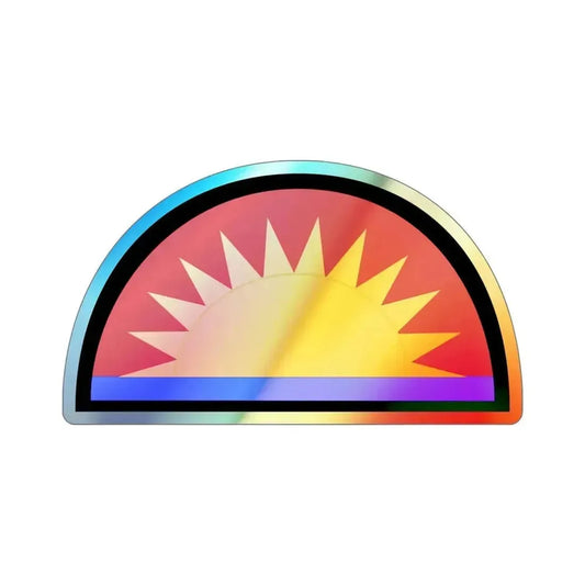 41st Infantry Division SSI (U.S. Army) Holographic STICKER Die-Cut Vinyl Decal 6 Inch Holographic - The Sticker Space