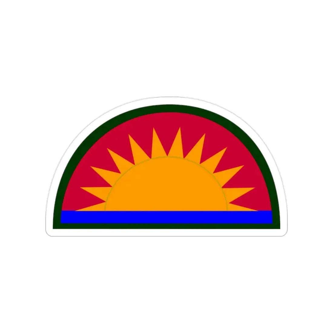 41st Infantry Division SSI (U.S. Army) Transparent STICKER Die-Cut Vinyl Decal 2 Inch - The Sticker Space