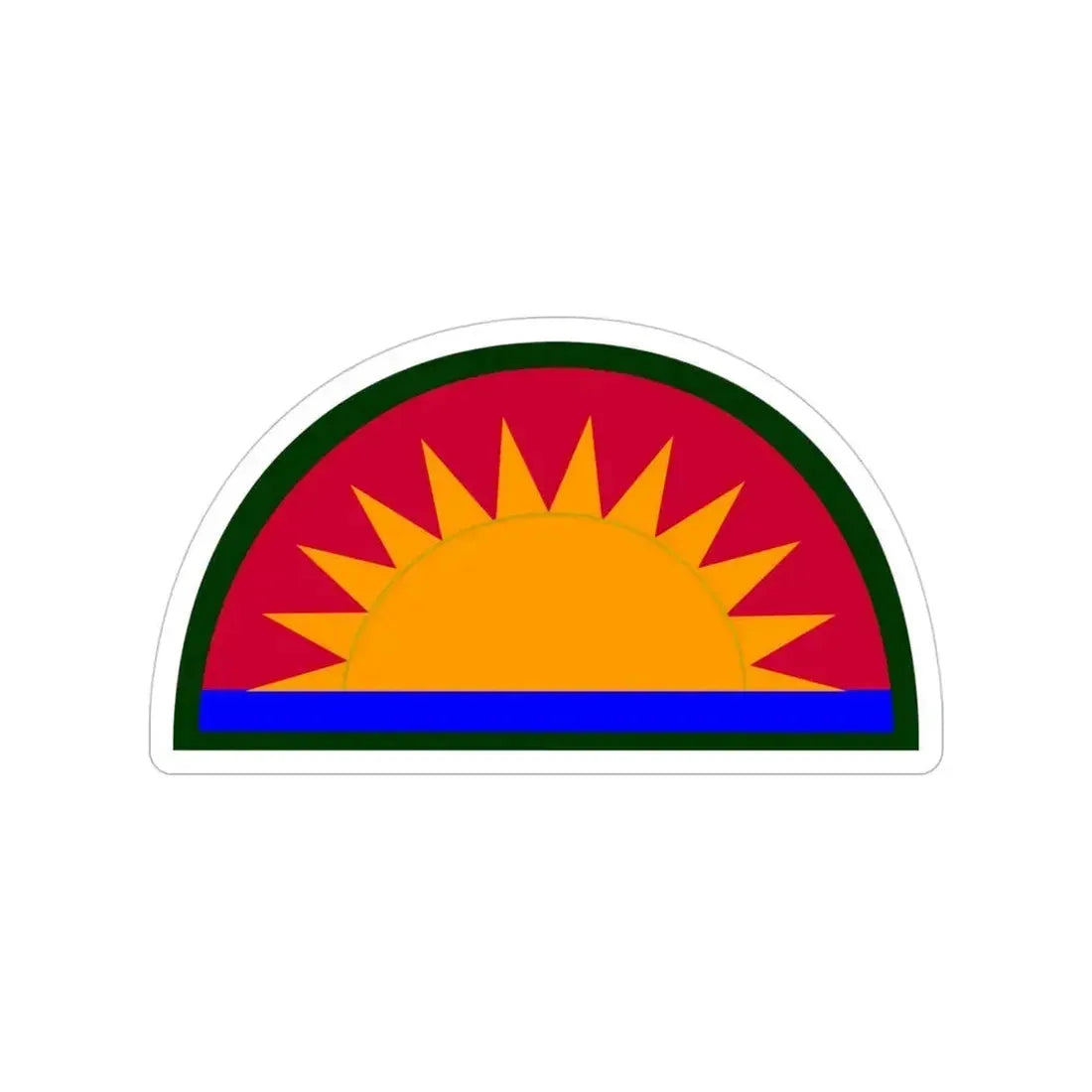 41st Infantry Division SSI (U.S. Army) Transparent STICKER Die-Cut Vinyl Decal 4 Inch - The Sticker Space