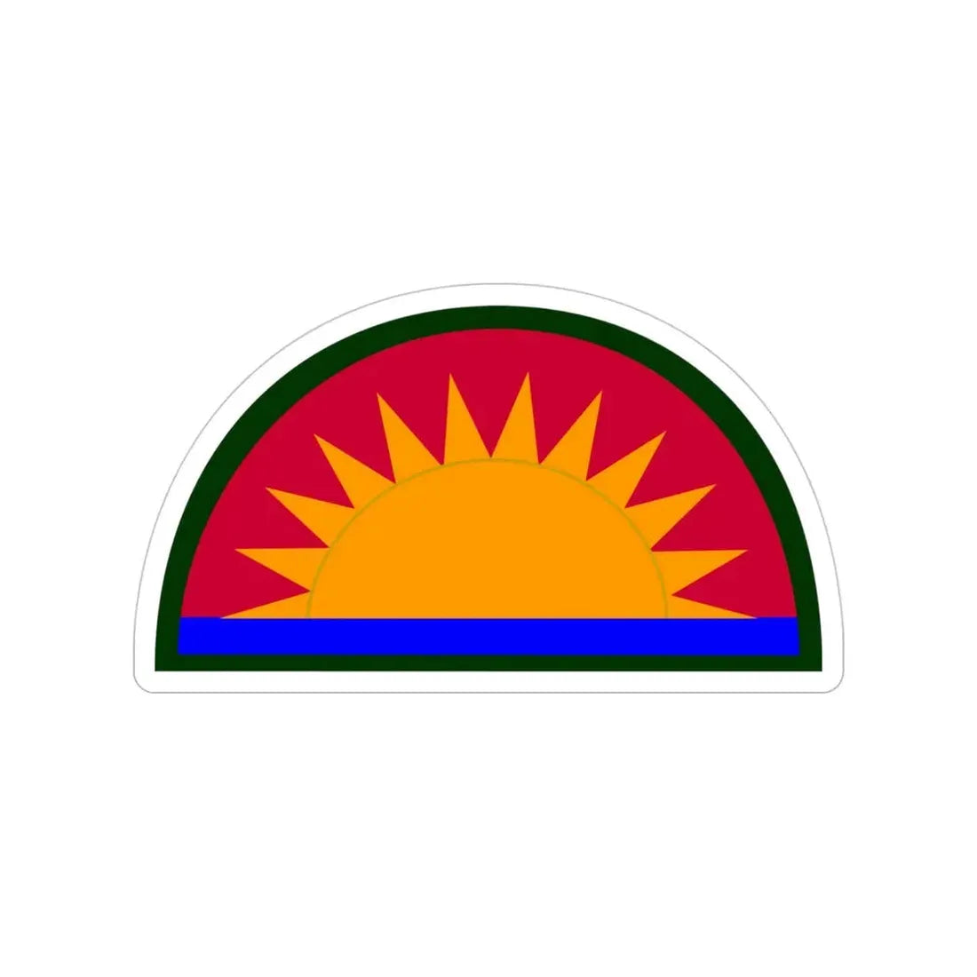 41st Infantry Division SSI (U.S. Army) Transparent STICKER Die-Cut Vinyl Decal - The Sticker Space