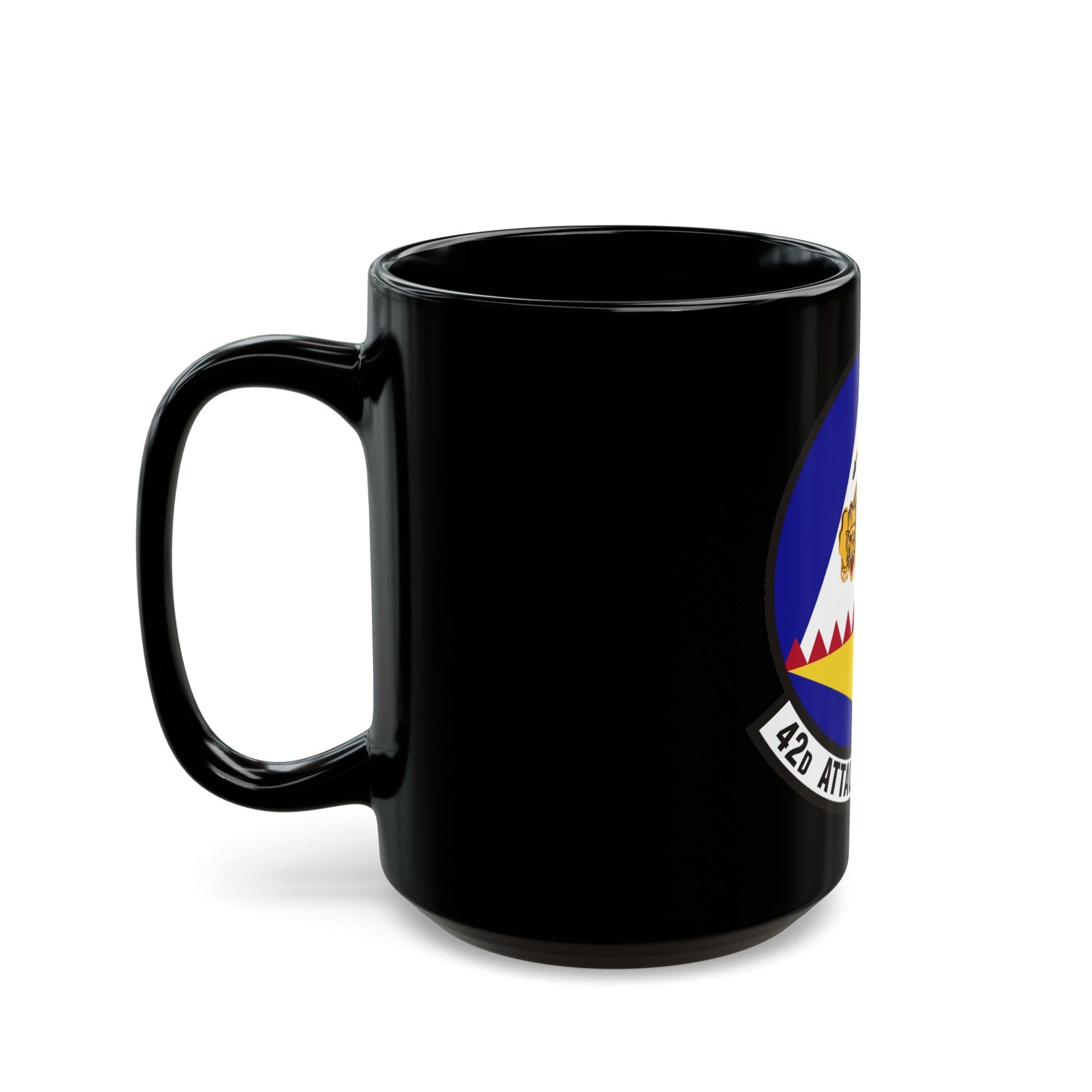 42 Attack Squadron ACC (U.S. Air Force) Black Coffee Mug-The Sticker Space