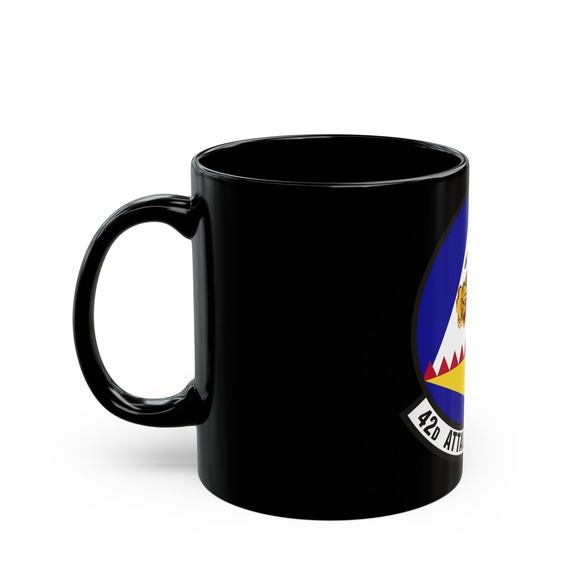 42 Attack Squadron ACC (U.S. Air Force) Black Coffee Mug-The Sticker Space