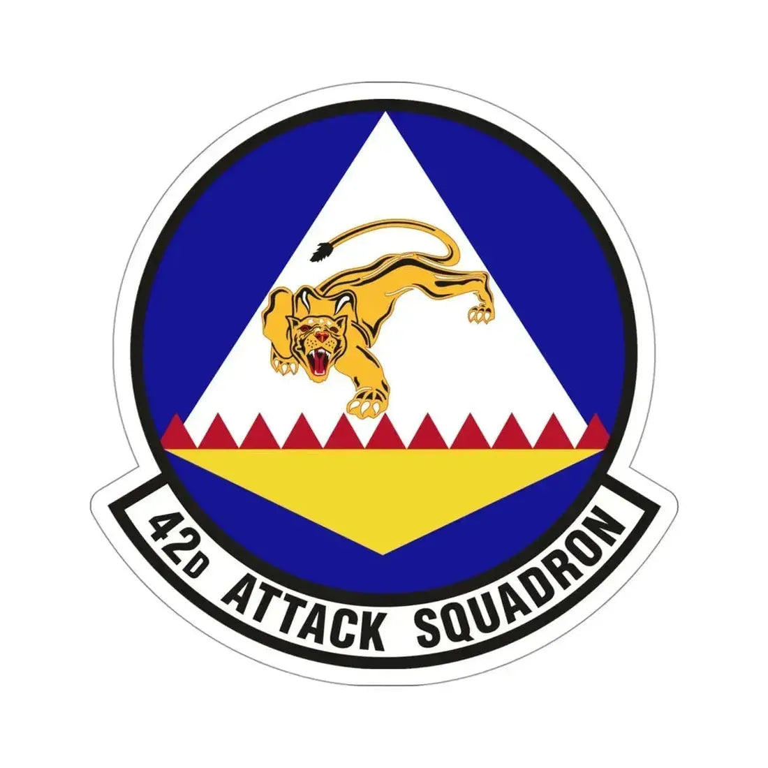 42 Attack Squadron ACC (U.S. Air Force) STICKER Vinyl Die-Cut Decal 4 Inch - The Sticker Space
