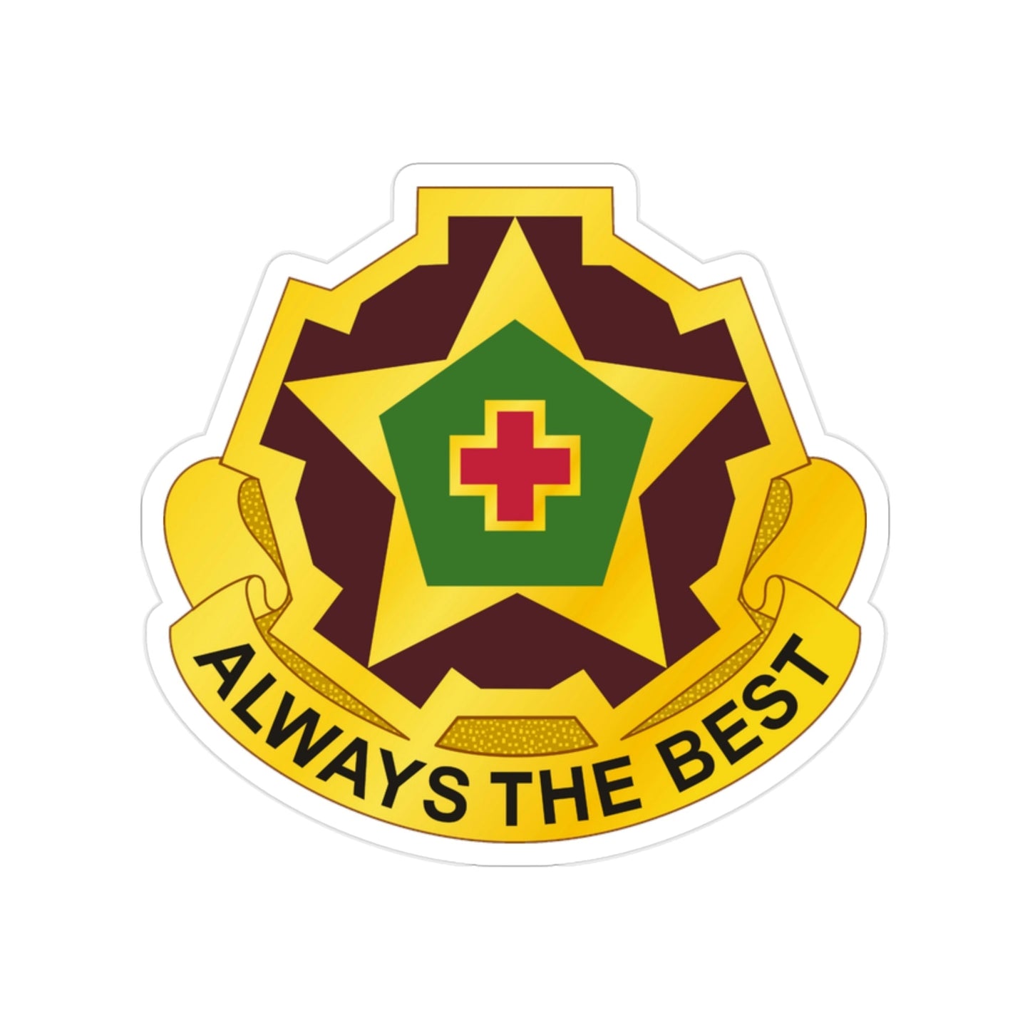 42 Field Hospital (U.S. Army) Transparent STICKER Die-Cut Vinyl Decal-2 Inch-The Sticker Space