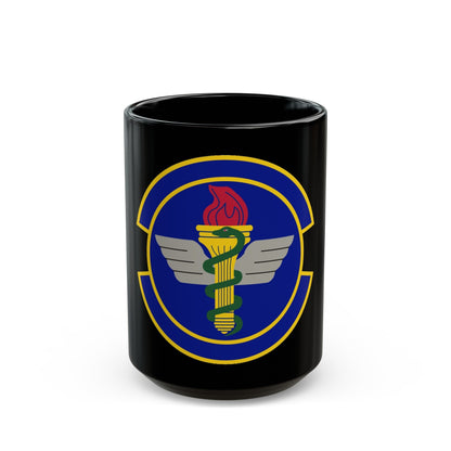 42 Operational Medical Readiness Squadron AETC (U.S. Air Force) Black Coffee Mug-15oz-The Sticker Space