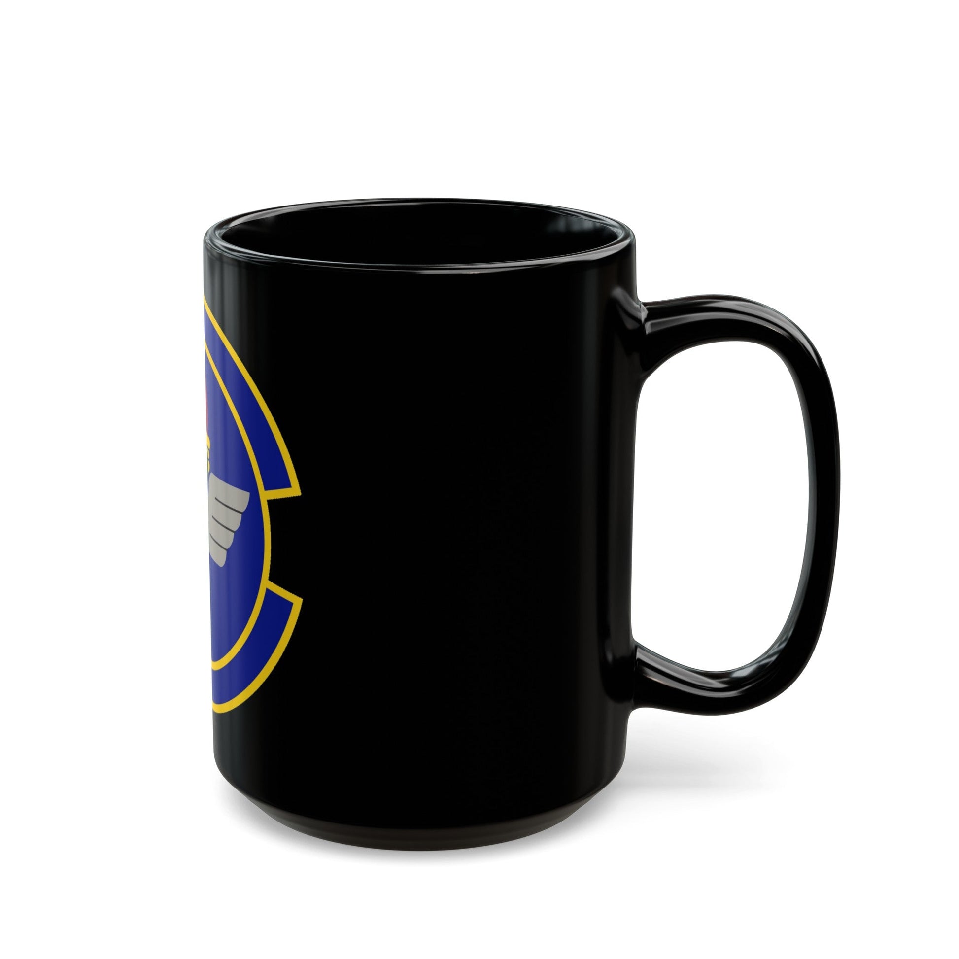 42 Operational Medical Readiness Squadron AETC (U.S. Air Force) Black Coffee Mug-The Sticker Space