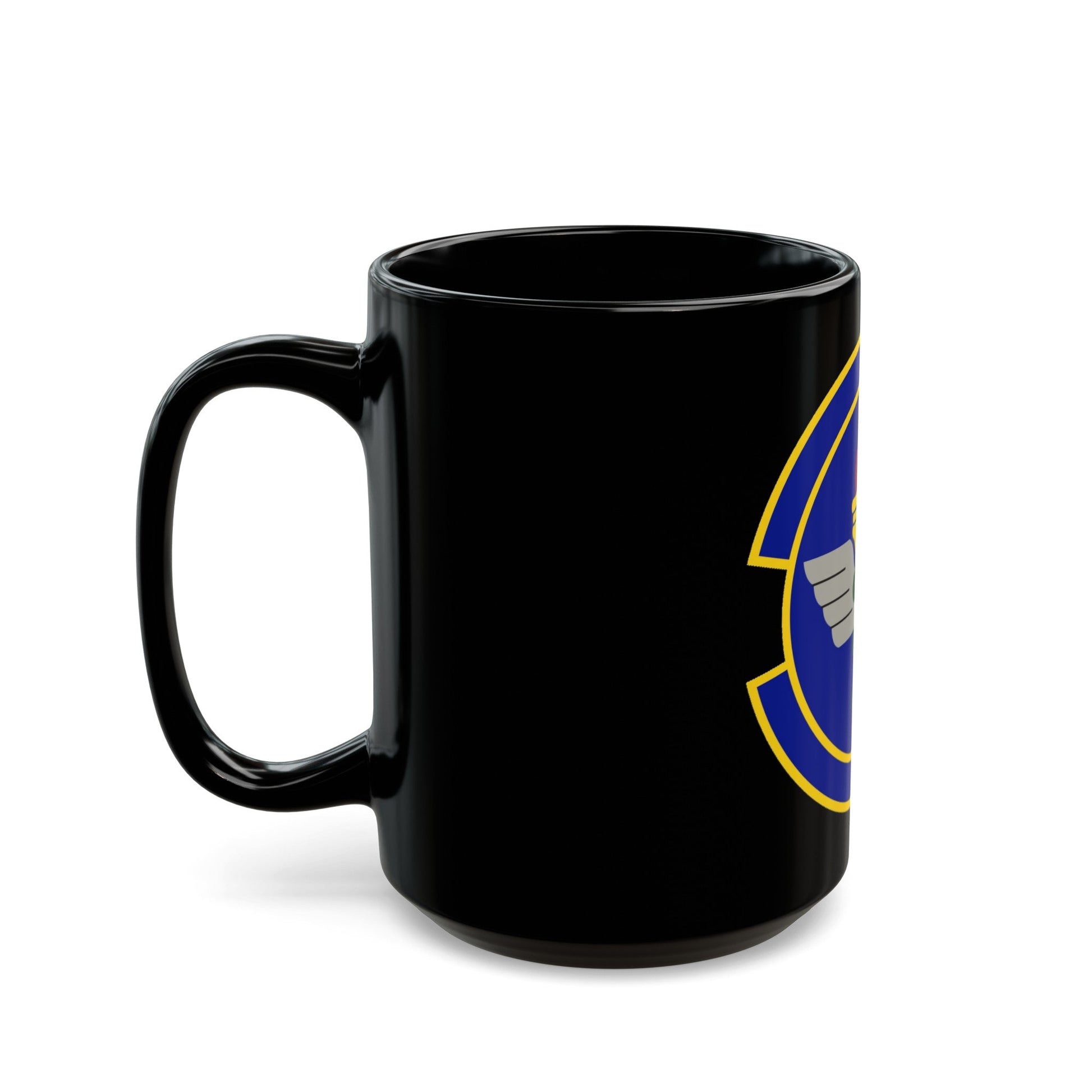 42 Operational Medical Readiness Squadron AETC (U.S. Air Force) Black Coffee Mug-The Sticker Space