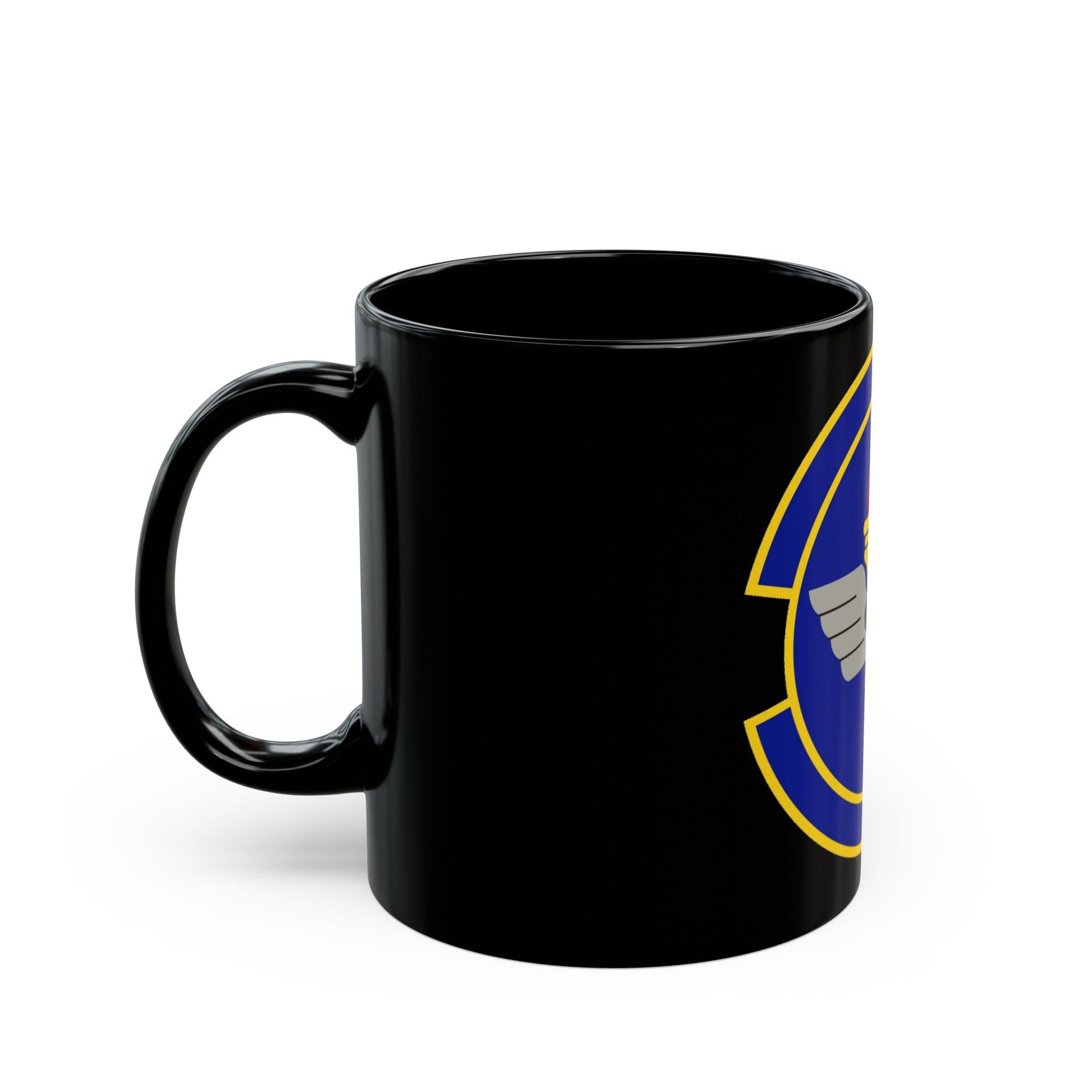 42 Operational Medical Readiness Squadron AETC (U.S. Air Force) Black Coffee Mug-The Sticker Space