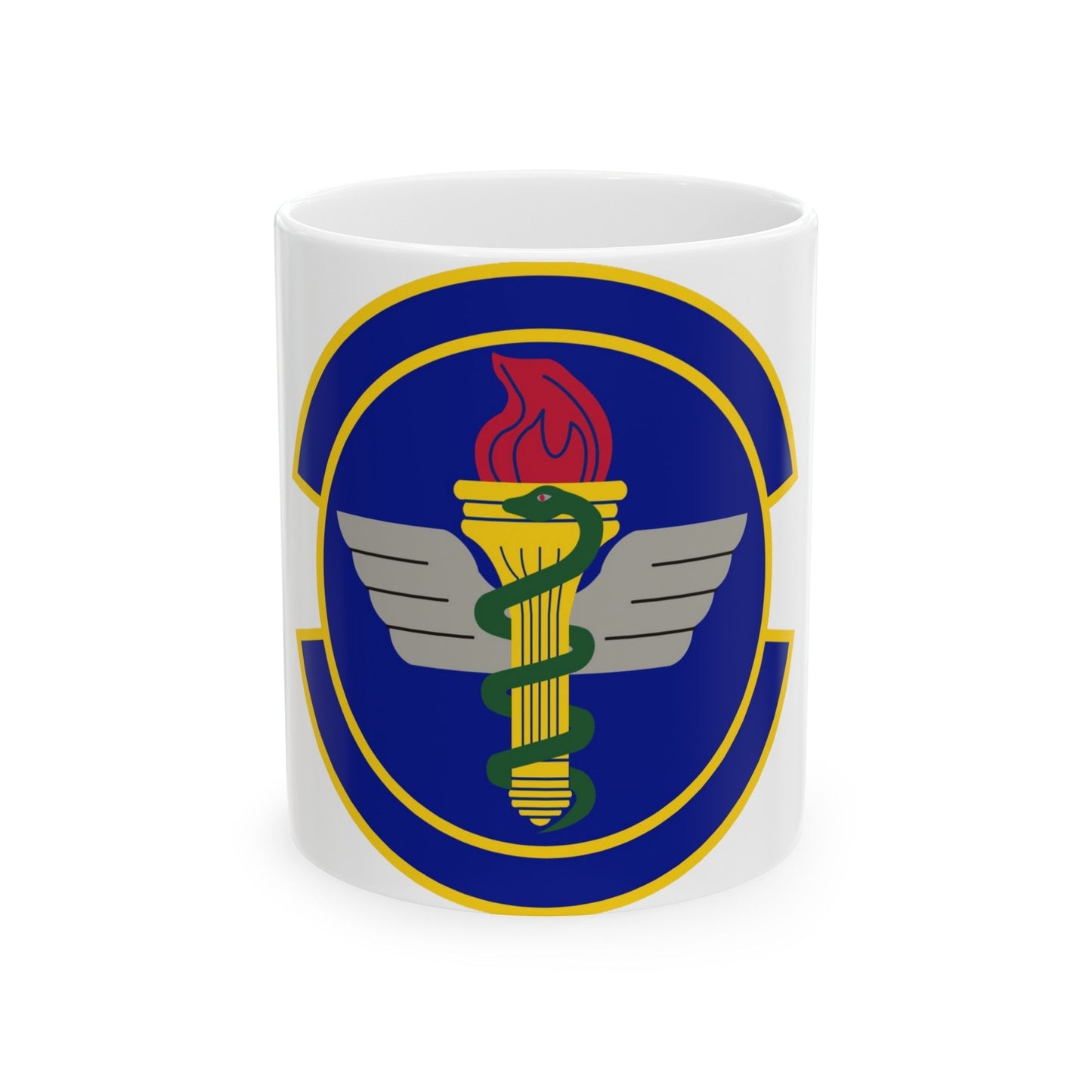 42 Operational Medical Readiness Squadron AETC (U.S. Air Force) White Coffee Mug-11oz-The Sticker Space