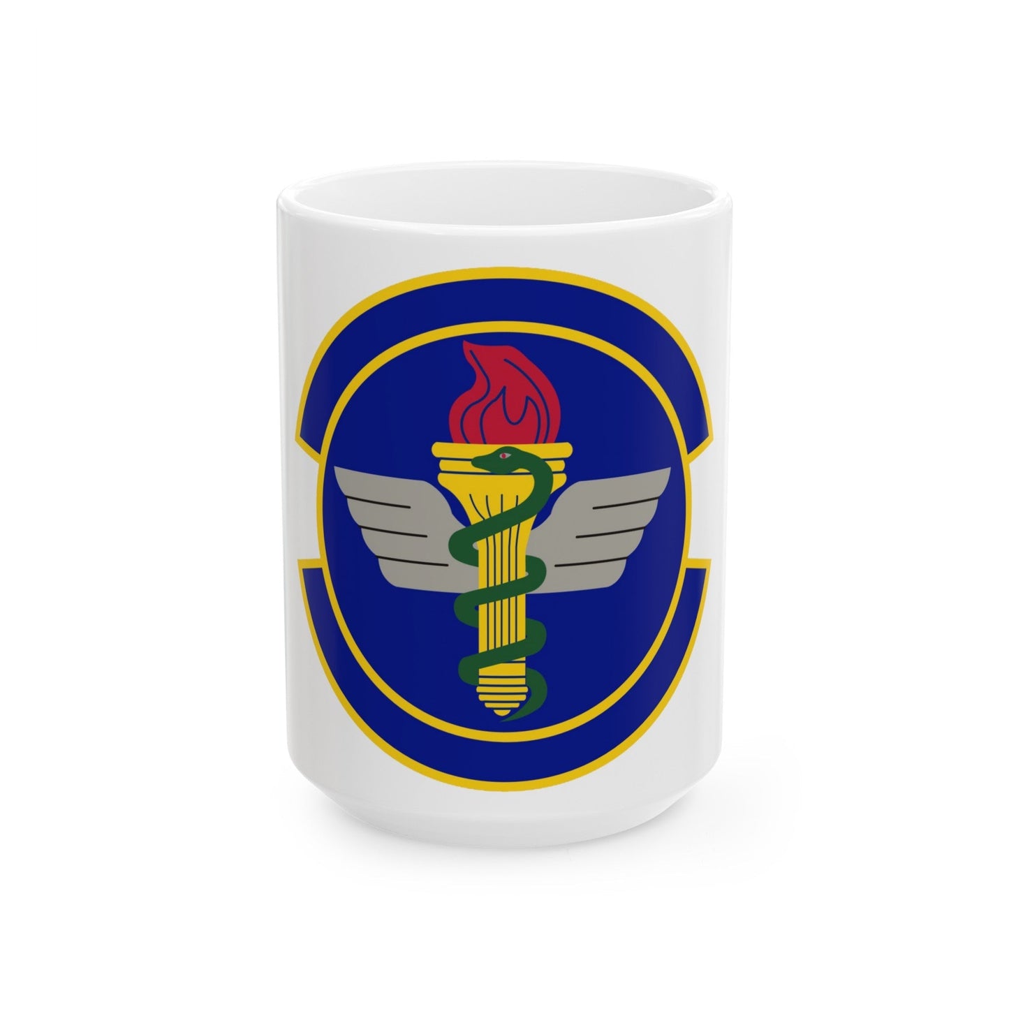 42 Operational Medical Readiness Squadron AETC (U.S. Air Force) White Coffee Mug-15oz-The Sticker Space