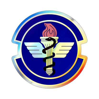 42 Operational Medical Readiness Squadron AETC (U.S. Air Force) Holographic STICKER Die-Cut Vinyl Decal 5 Inch Holographic - The Sticker Space