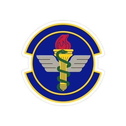 42 Operational Medical Readiness Squadron AETC (U.S. Air Force) REVERSE PRINT Transparent Die-Cut STICKER 2 Inch Die-Cut Transparent - The Sticker Space