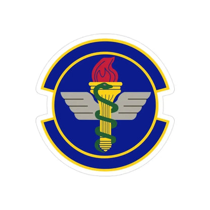 42 Operational Medical Readiness Squadron AETC (U.S. Air Force) REVERSE PRINT Transparent Die-Cut STICKER - The Sticker Space
