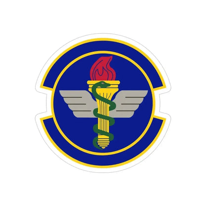 42 Operational Medical Readiness Squadron AETC (U.S. Air Force) REVERSE PRINT Transparent Die-Cut STICKER - The Sticker Space