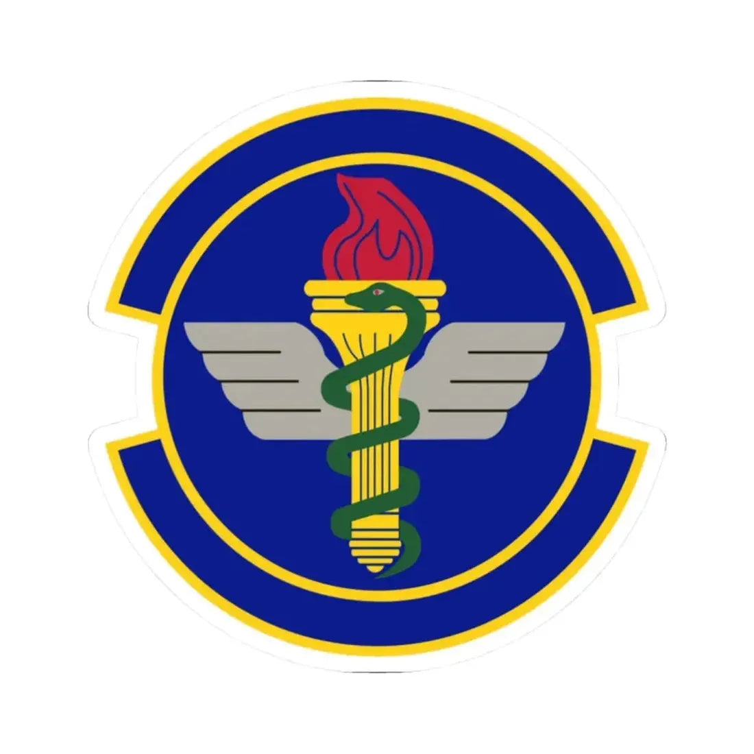 42 Operational Medical Readiness Squadron AETC (U.S. Air Force) STICKER Vinyl Kiss-Cut Decal 2 Inch White - The Sticker Space