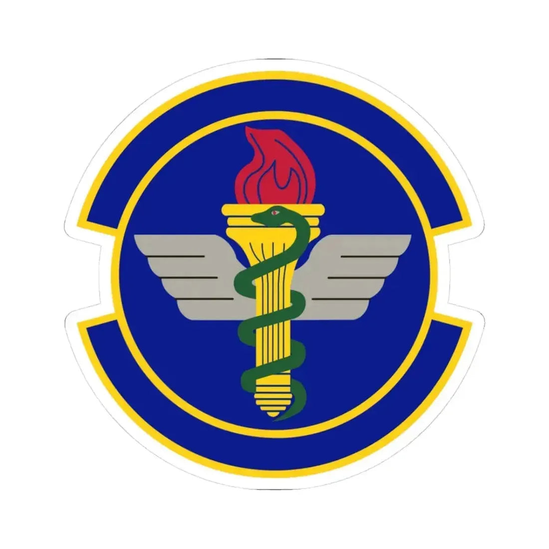 42 Operational Medical Readiness Squadron AETC (U.S. Air Force) STICKER Vinyl Kiss-Cut Decal 3 Inch White - The Sticker Space