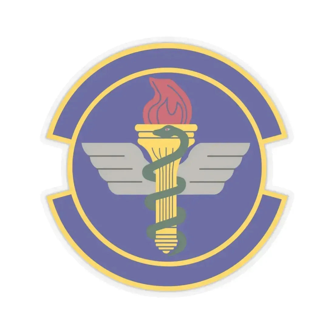42 Operational Medical Readiness Squadron AETC (U.S. Air Force) STICKER Vinyl Kiss-Cut Decal 6 Inch Transparent - The Sticker Space