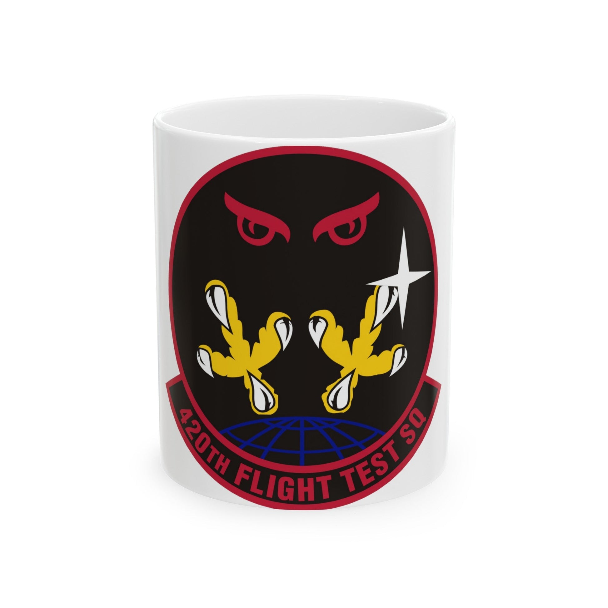 420 Flight Test Squdron AFMC (U.S. Air Force) White Coffee Mug-11oz-The Sticker Space