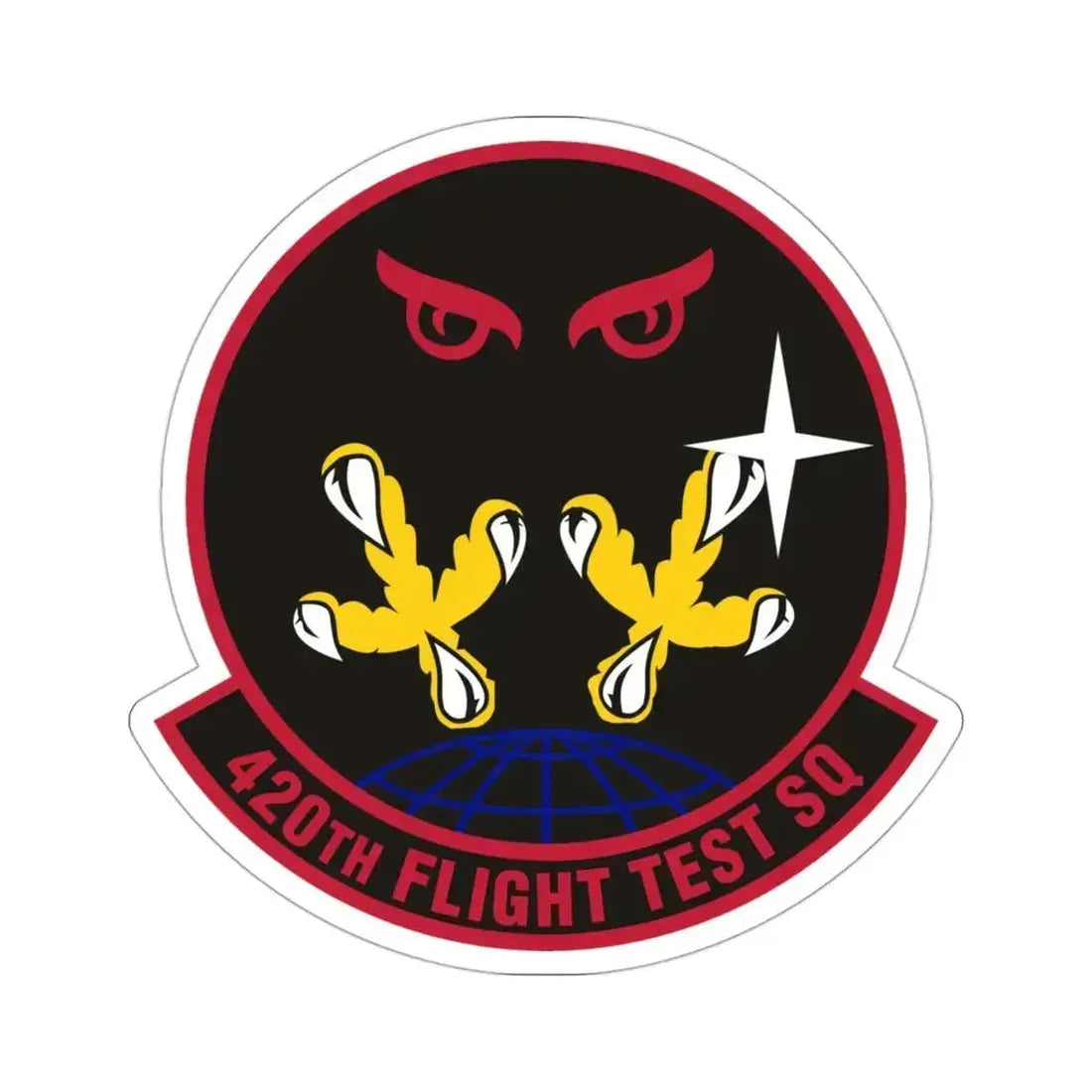 420 Flight Test Squdron AFMC (U.S. Air Force) STICKER Vinyl Die-Cut Decal 3 Inch - The Sticker Space