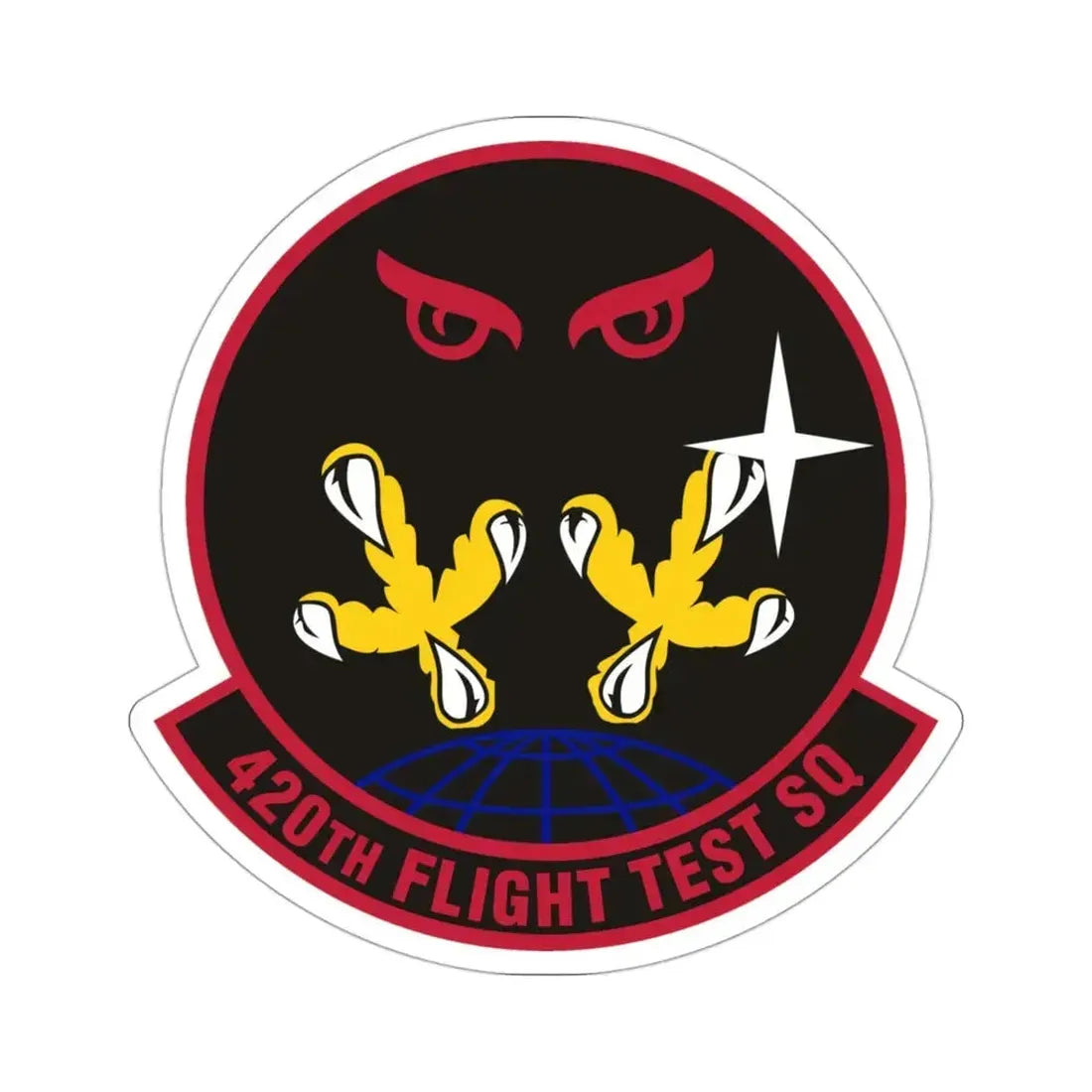 420 Flight Test Squdron AFMC (U.S. Air Force) STICKER Vinyl Die-Cut Decal 3 Inch - The Sticker Space