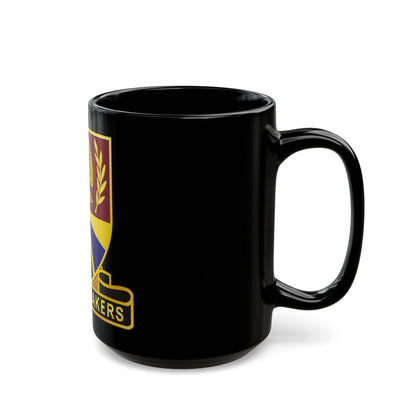 420 Transportation Battalion (U.S. Army) Black Coffee Mug-The Sticker Space