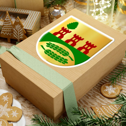 Akkerwoude wapen (Netherlands) (Coat of Arms) STICKER Vinyl Kiss-Cut Decal