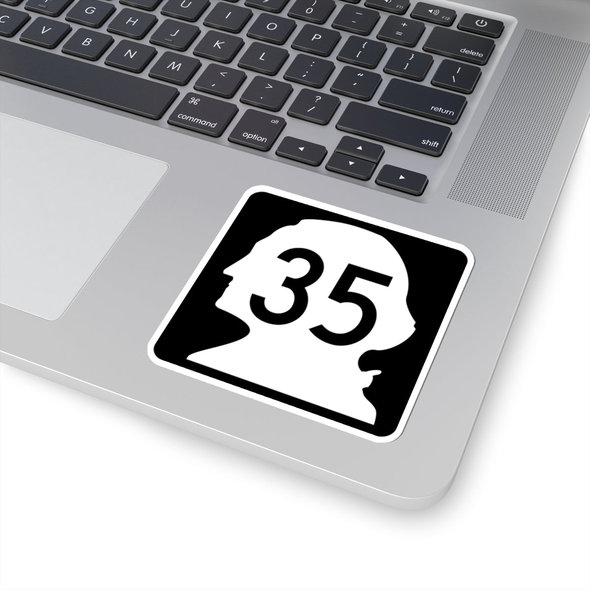 WA-35 (Washington) (Road Sign) STICKER Vinyl Kiss-Cut Decal
