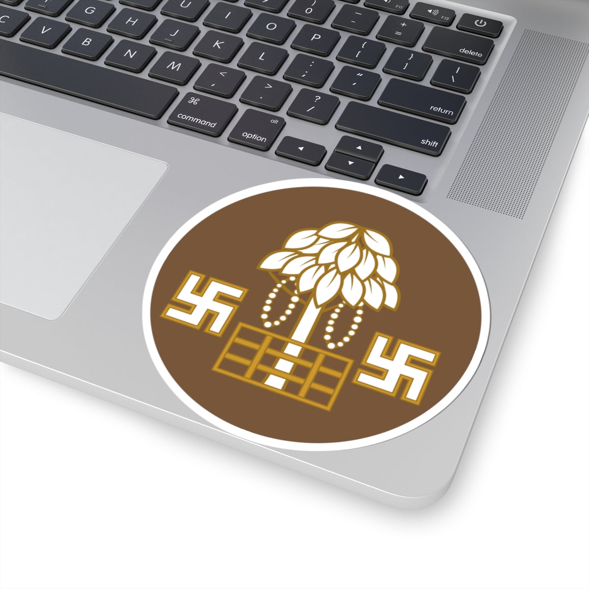 Badge of British Bihar and Orissa (India) (Coat of Arms) STICKER Vinyl Kiss-Cut Decal