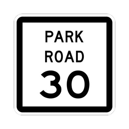 Texas Park Road 30 (Texas) (Road Sign) STICKER Vinyl Kiss-Cut Decal