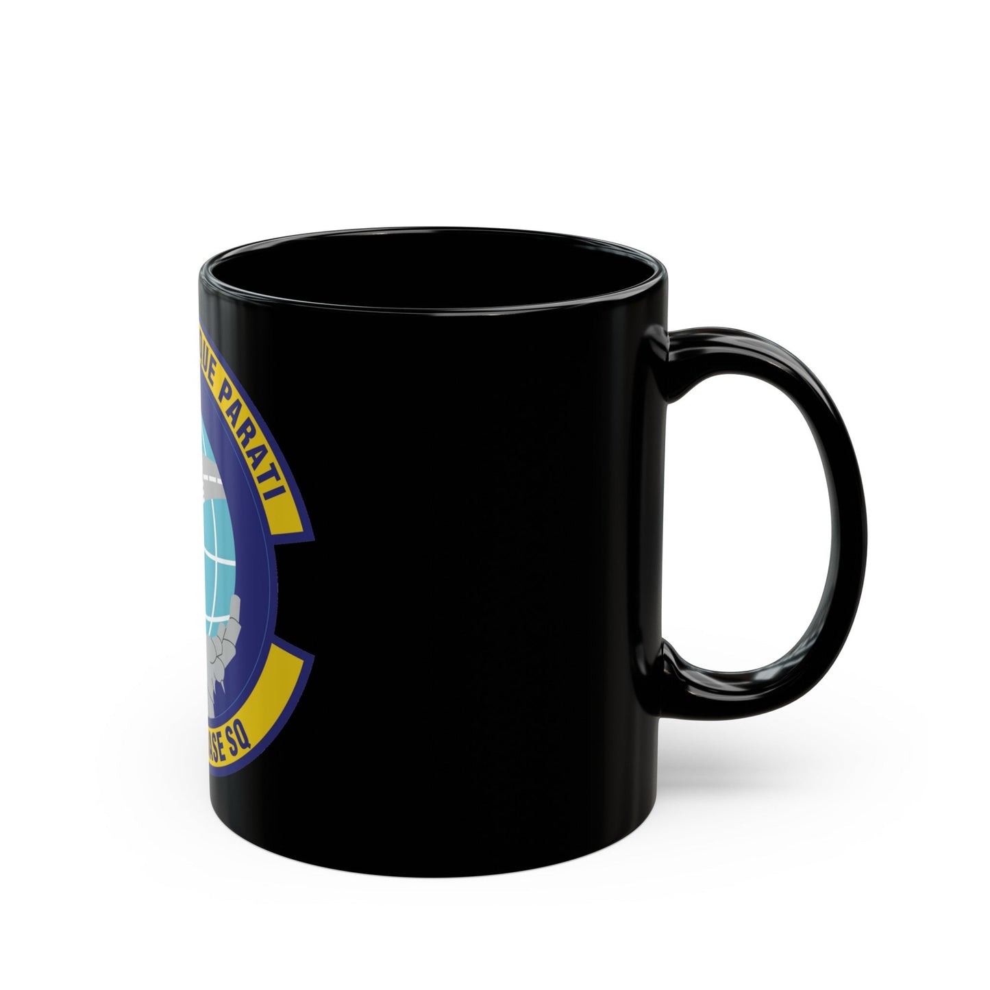 420th Air Base Squadron (U.S. Air Force) Black Coffee Mug-The Sticker Space