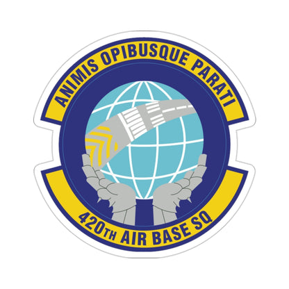 420th Air Base Squadron (U.S. Air Force) STICKER Vinyl Die-Cut Decal-2 Inch-The Sticker Space