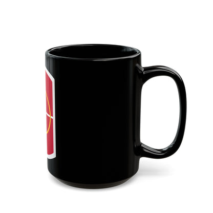 420th Engineer Brigade (U.S. Army) Black Coffee Mug-The Sticker Space