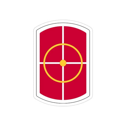 420th Engineer Brigade (U.S. Army) REVERSE PRINT Transparent Die-Cut STICKER 6 Inch Die-Cut Transparent - The Sticker Space