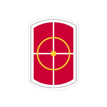 420th Engineer Brigade (U.S. Army) REVERSE PRINT Transparent Die-Cut STICKER - The Sticker Space