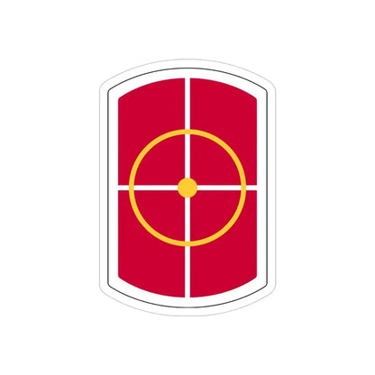 420th Engineer Brigade (U.S. Army) REVERSE PRINT Transparent Die-Cut STICKER - The Sticker Space