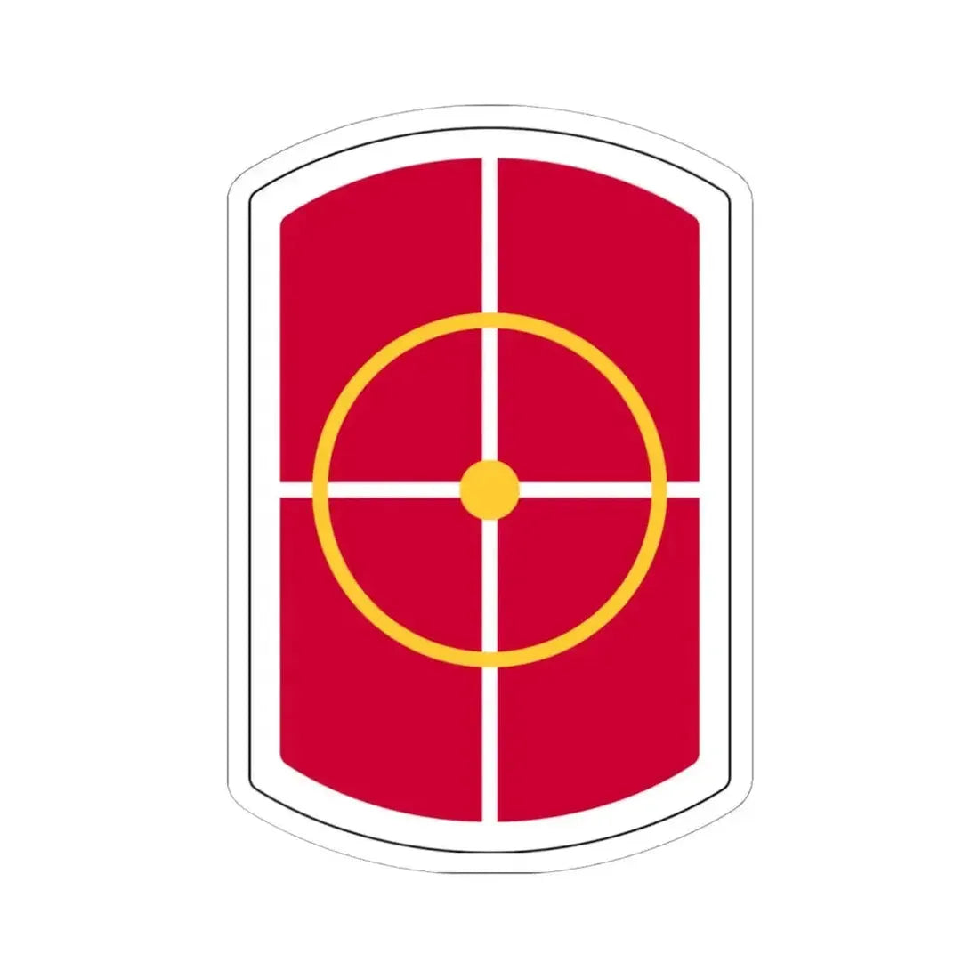 420th Engineer Brigade (U.S. Army) STICKER Vinyl Kiss-Cut Decal 6 Inch White - The Sticker Space