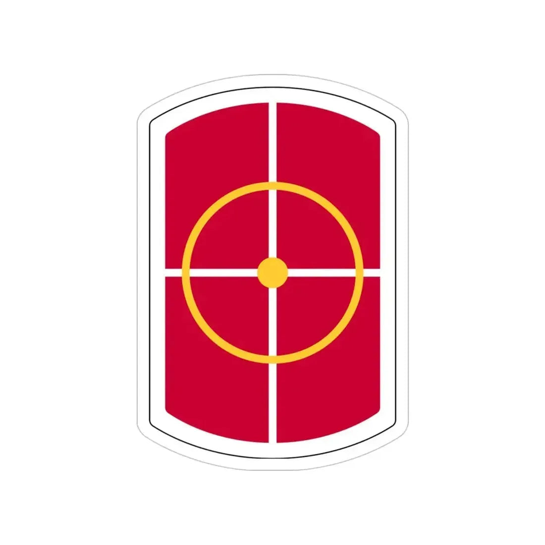 420th Engineer Brigade (U.S. Army) Transparent STICKER Die-Cut Vinyl Decal 4 Inch - The Sticker Space