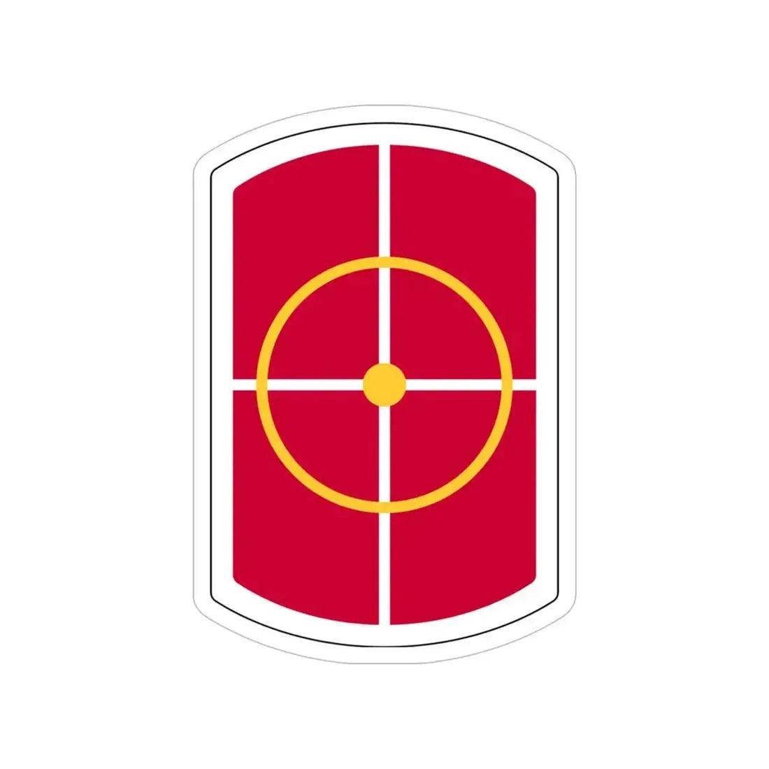 420th Engineer Brigade (U.S. Army) Transparent STICKER Die-Cut Vinyl Decal 5 Inch - The Sticker Space