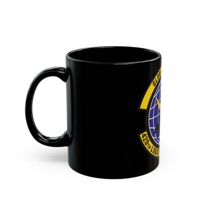 420th Logistics Readiness Squadron (U.S. Air Force) Black Coffee Mug-The Sticker Space