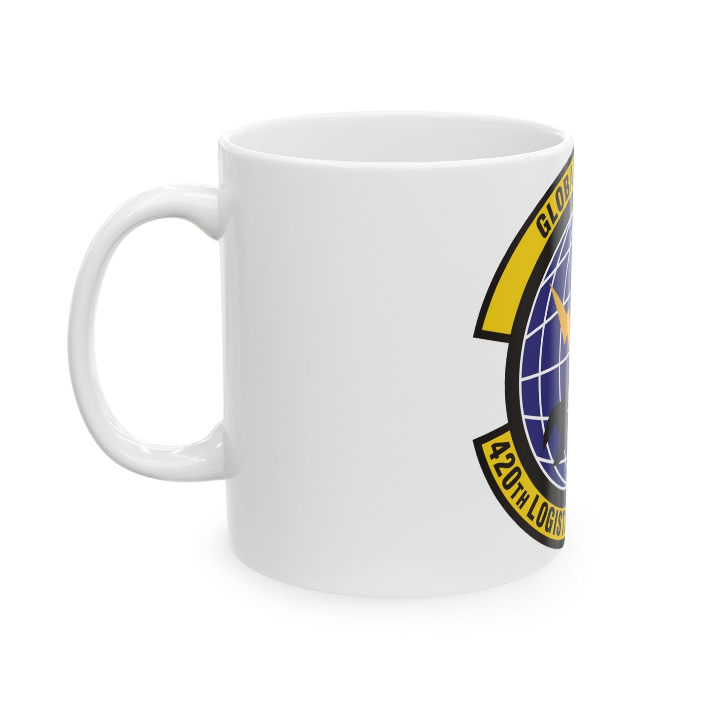 420th Logistics Readiness Squadron (U.S. Air Force) White Coffee Mug-The Sticker Space