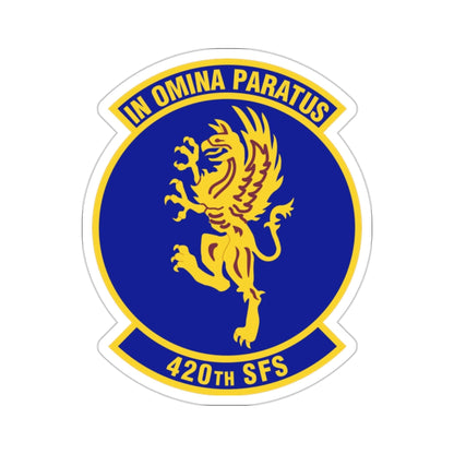 420th Security Forces Squadron (U.S. Air Force) STICKER Vinyl Die-Cut Decal-2 Inch-The Sticker Space