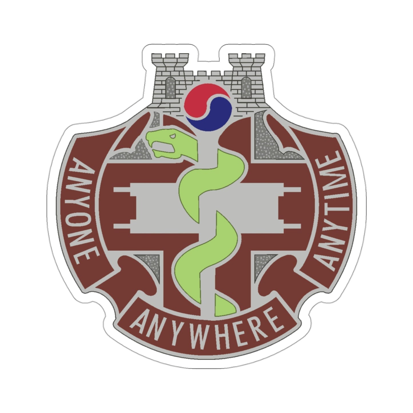 421 Medical Battalion (U.S. Army) STICKER Vinyl Die-Cut Decal-3 Inch-The Sticker Space