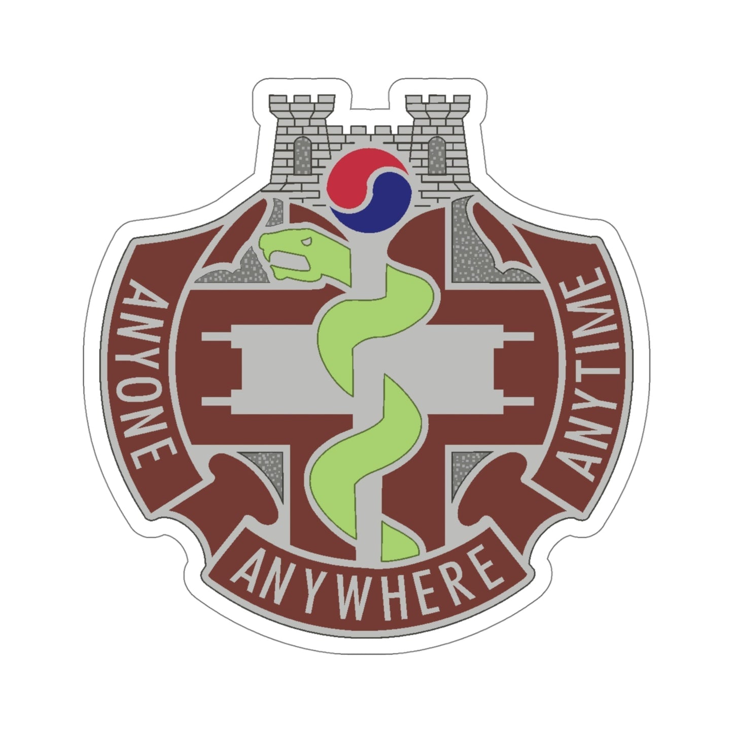 421 Medical Battalion (U.S. Army) STICKER Vinyl Die-Cut Decal-5 Inch-The Sticker Space