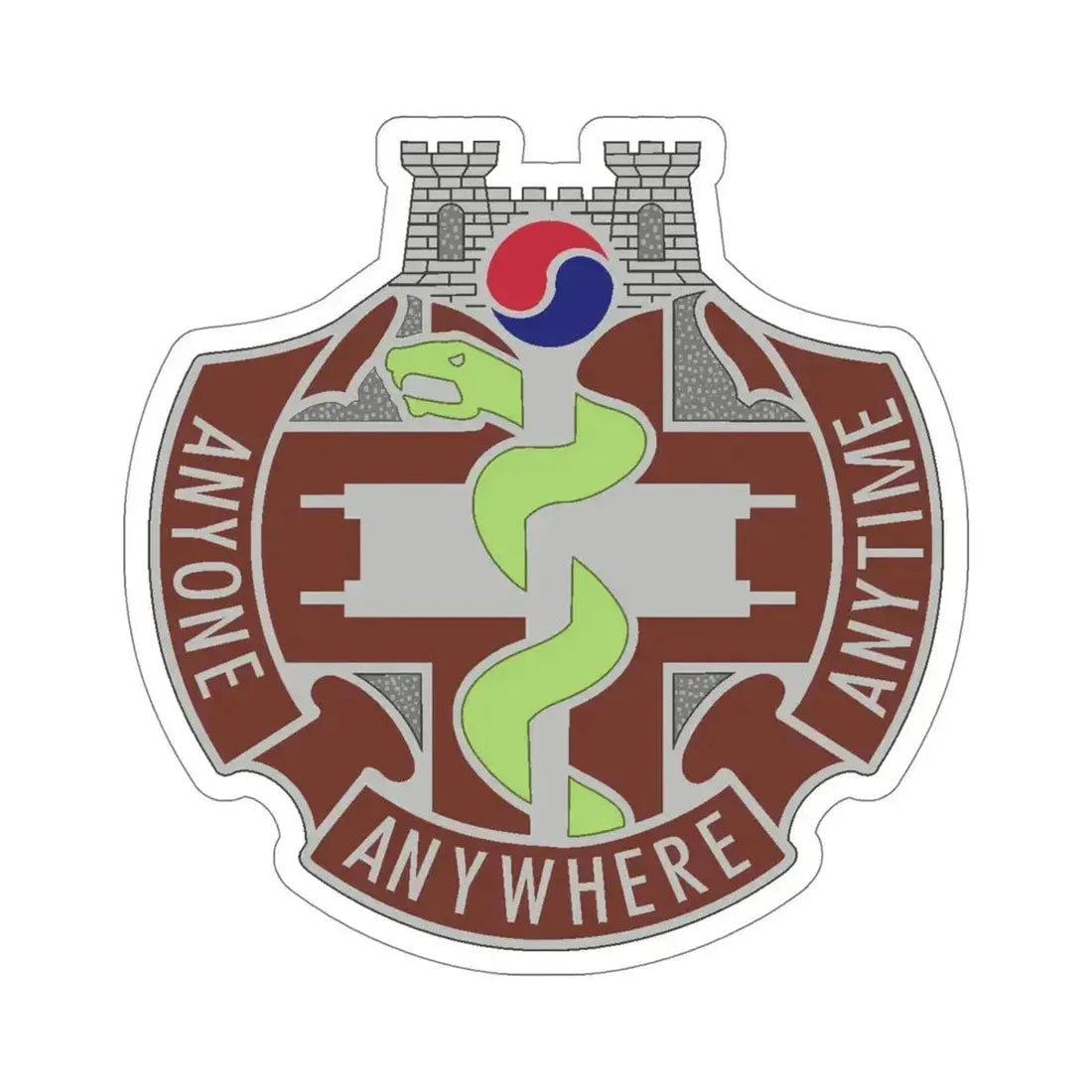 421 Medical Battalion (U.S. Army) STICKER Vinyl Die-Cut Decal 5 Inch - The Sticker Space