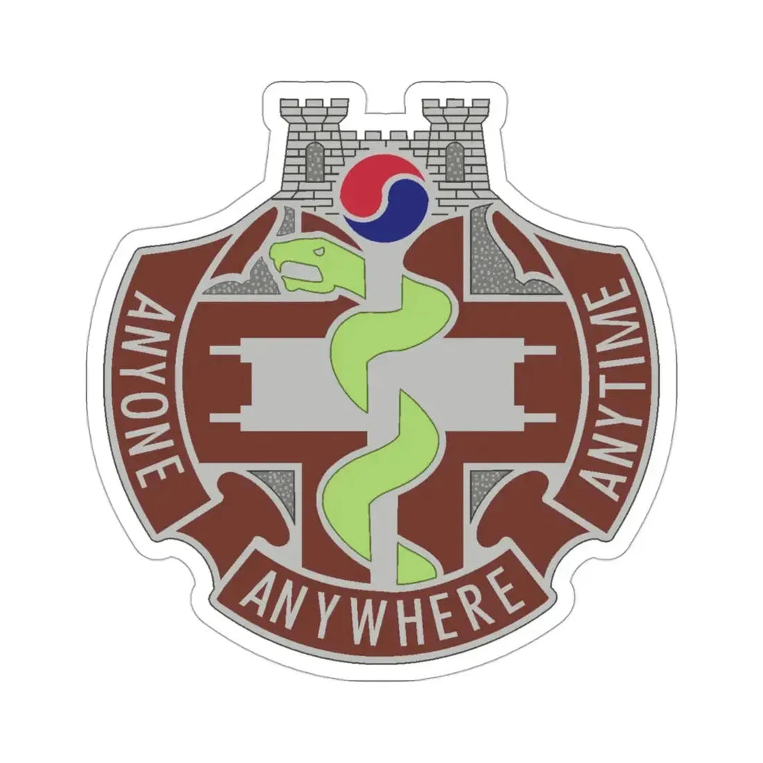 421 Medical Battalion (U.S. Army) STICKER Vinyl Die-Cut Decal - The Sticker Space