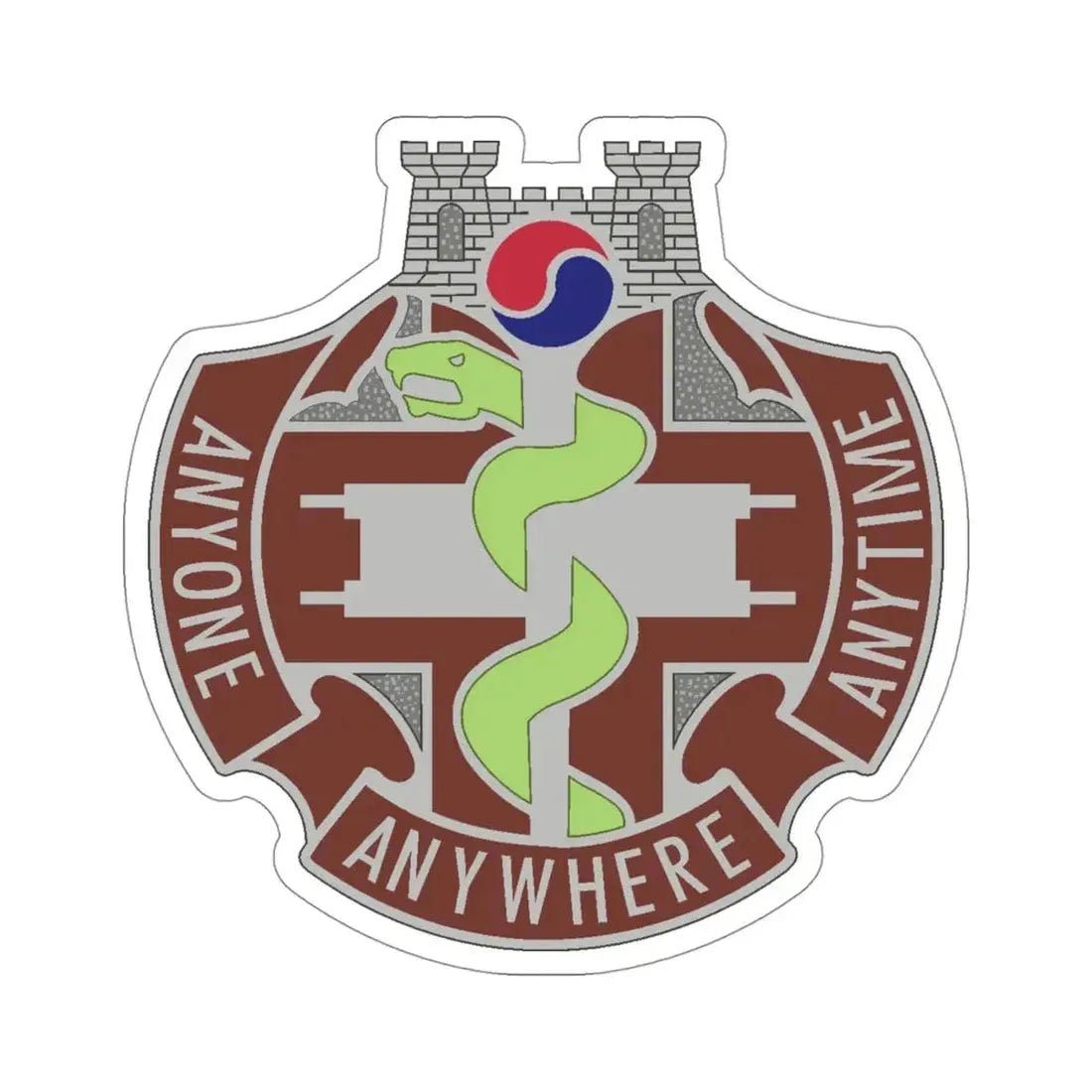 421 Medical Battalion (U.S. Army) STICKER Vinyl Die-Cut Decal - The Sticker Space