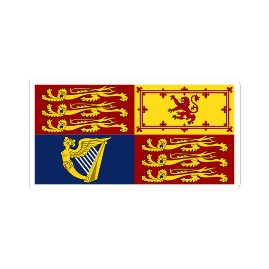 Royal Standard of the United Kingdom (United Kingdom) STICKER Vinyl Kiss-Cut Decal