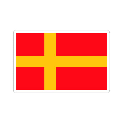 Flag of Nasjonal Samling (Norway) STICKER Vinyl Kiss-Cut Decal